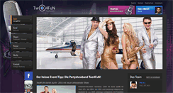 Desktop Screenshot of partyshowband.com